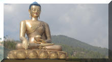Monument Buddhas oberhalb von Thimphu