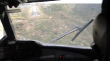 Landung in Lukla