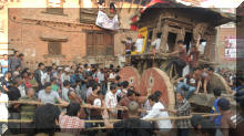 Bisket Jatra in Bhaktapur